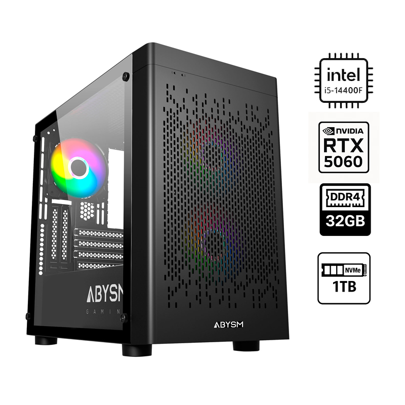 PcGamer I5 14400F/ 32Gb Ram/ nvme 1tb/ RTX5060 / Windows 11