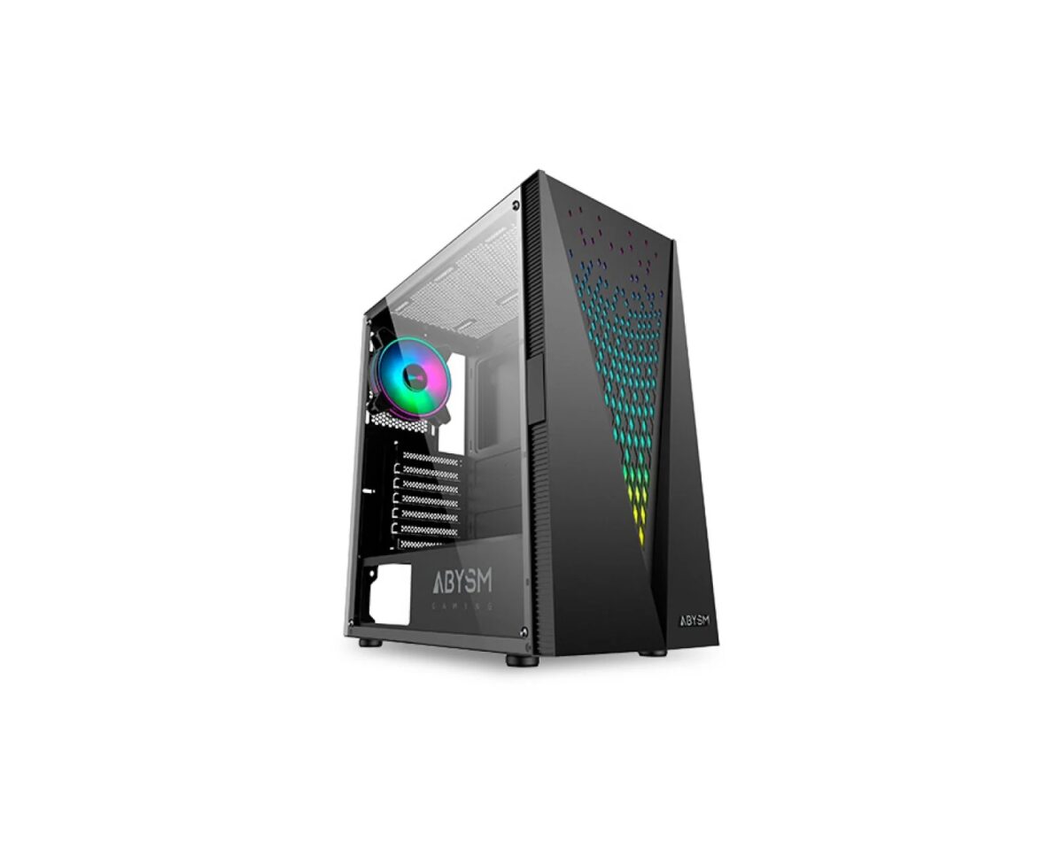 Alternative view of Caja Abysm Danube Kolpa ARGB ATX Negra (AB812109)