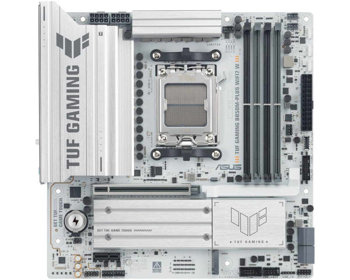 Alternative view of ASUS TUF GAMING B850M-PLUS WIFI7 W:(AM5) 4DDR5
