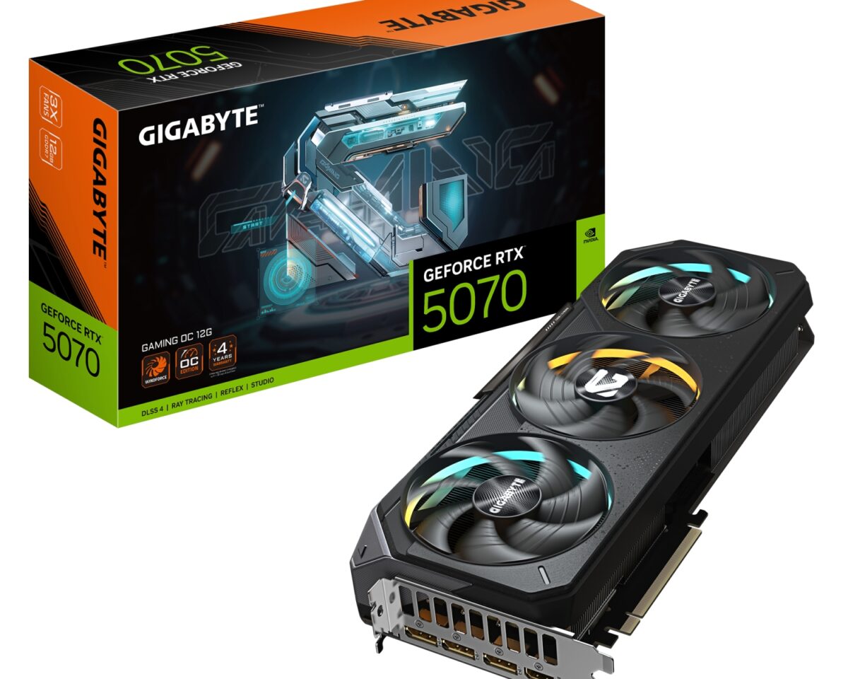 Alternative view of GIGABYTE RTX5070 OC 12Gb GDDR7 (GV-N5070GAMING OC-12GD)