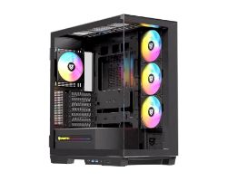 Caja Nfortec Ursa ARGB ATX ITX EATX Negra(NF-CS-URSA-B)
