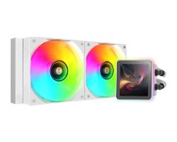 Ref. Líq. Mars Gaming 2x120mm Blanco (MLVISIONPRO240W)