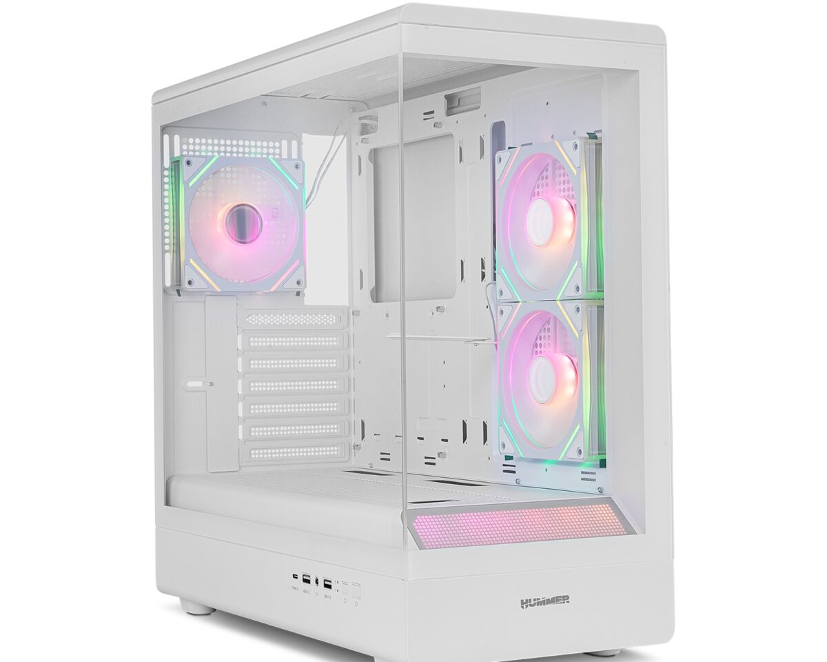 Alternative view of Caja Nox Hummer Signal ARGB ATX mATX (NXHUMMERSIGNALWH)