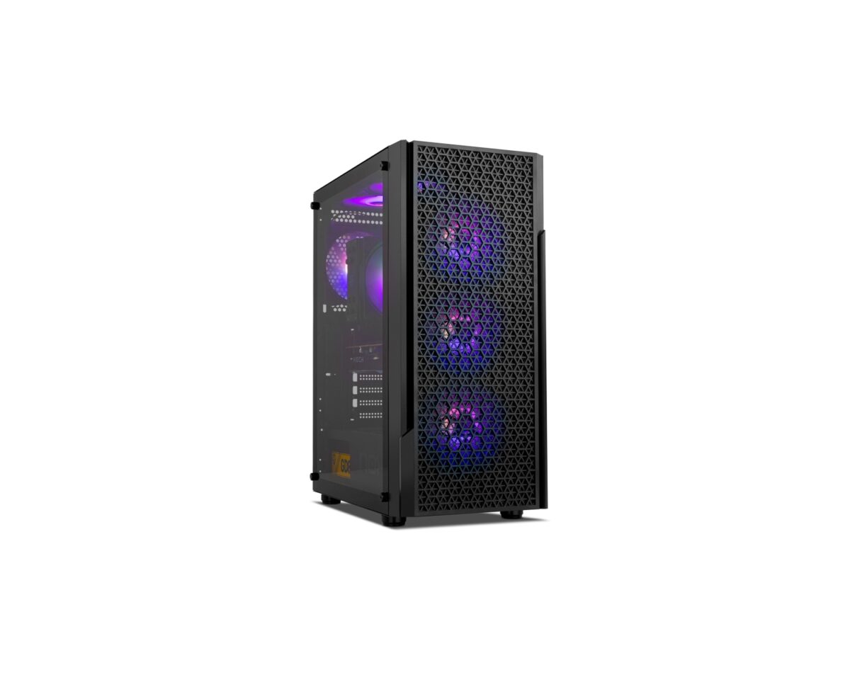 Alternative view of Caja Gaming NOX USB ATX mATX ITX Negra (NXINFTYBETA)