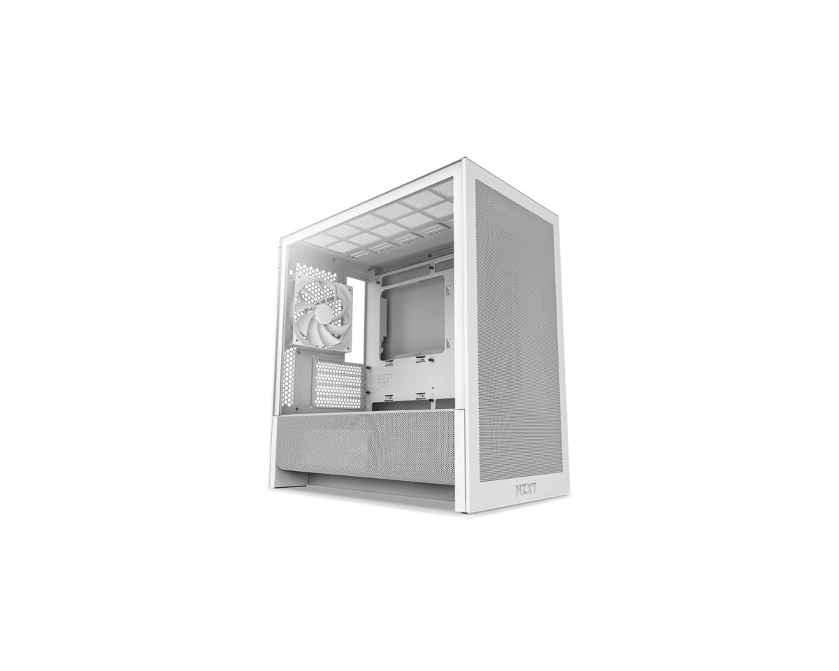 Alternative view of Caja NZXT H3 Flow mATX Mini-ITX Blanca (CC-H31FW-01)