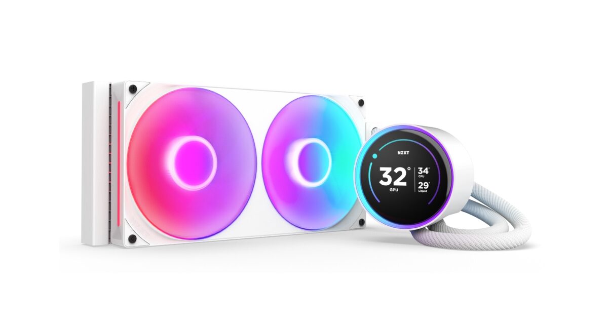 Alternative view of Ref. Líq. NZXT Kraken Elite 280 RGB Blanca(RL-KR28E-W2)