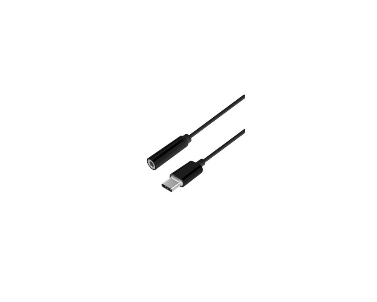 Alternative view of Cable AISENS USB-C/M a 3.5mm/H 15cm Negro (A109-0385)