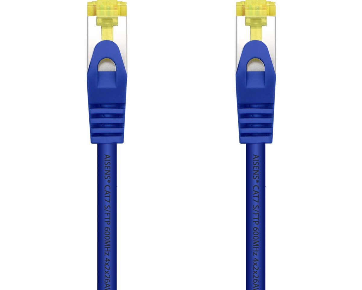 Alternative view of Latiguillo AISENS RJ45 Cat.7 SFTP 50cm Azul (A146-0477)