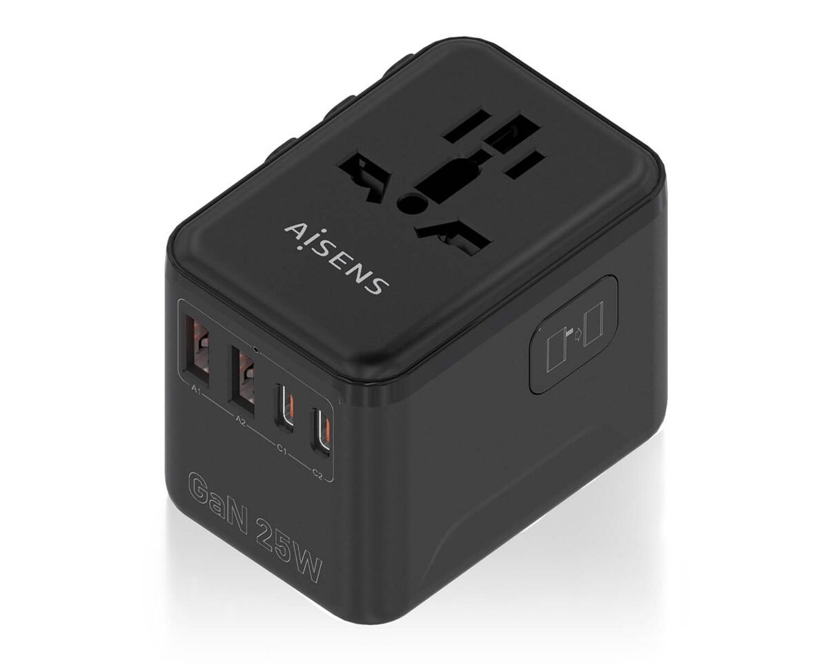 Alternative view of Cargador Pared AISENS para Viaje 25W (ASPS-2A2C08-BK)