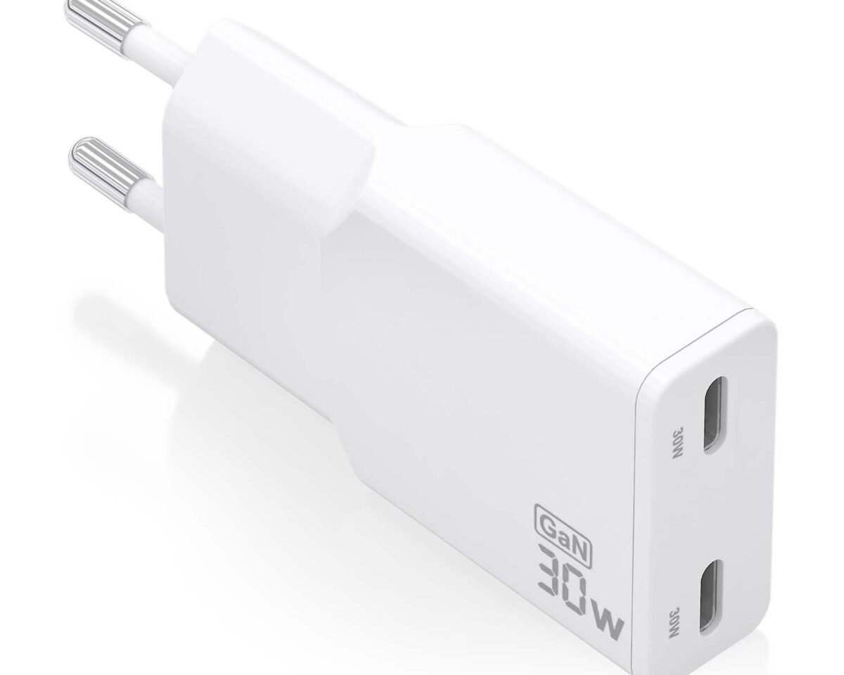 Alternative view of Cargador Pared AISENS USB-C 30W Blanco(ASCH-30W2P048-W)