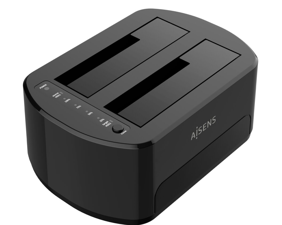 Alternative view of Dock AISENS USB 3.0 SATA 2.5"/3.5" Negro (ASDS-D03B)