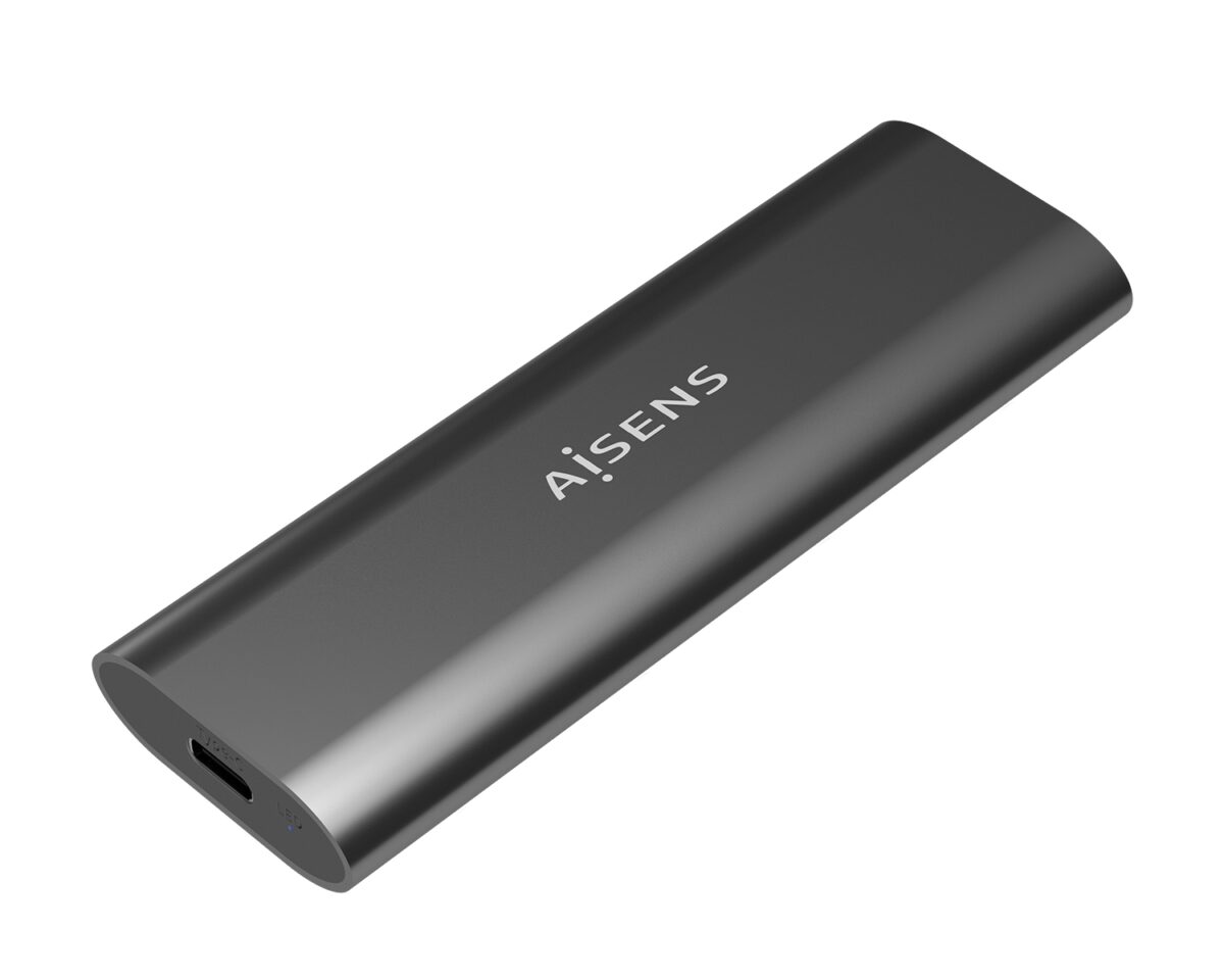 Alternative view of Caja AISENS SSD M.2/SATA USB-C 3.1 Gris (ASM2-015GR)