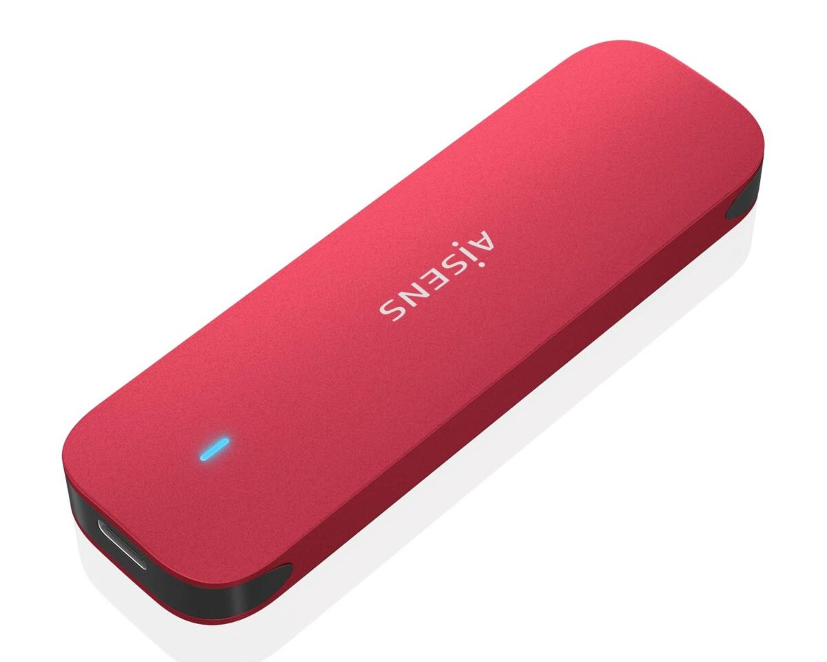 Alternative view of Caja SSD AISENS M.2 NVMe USB-C 3.1 Rojo (ASM2-027RED)