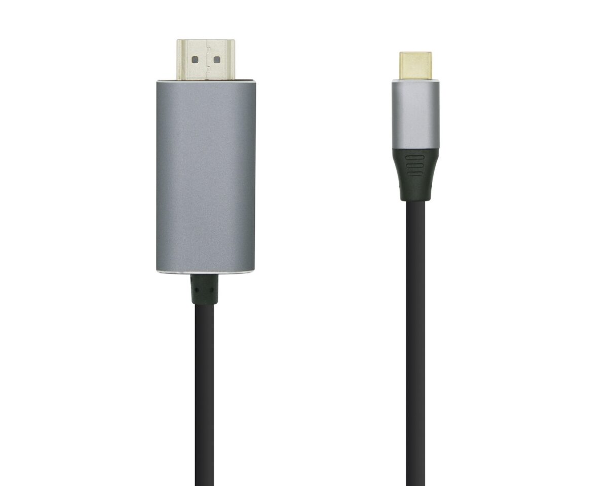 Alternative view of Cable AISENS USB-C/M a HDMI/M 1.8m Negro (A109-0393)