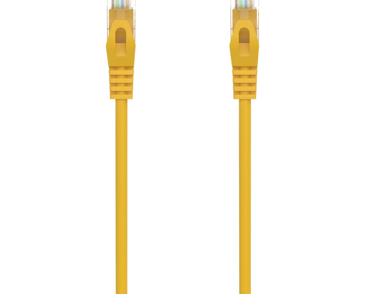 Alternative view of Cable AISENS RJ45 Cat.6a UTP 1.5m Amarillo (A145-0567)