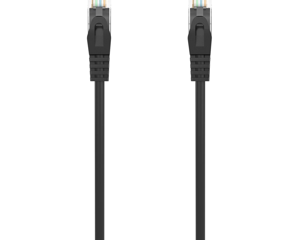 Alternative view of Latiguillo AISENS RJ45 Cat.6a UTP 1m Negro (A145-0587)