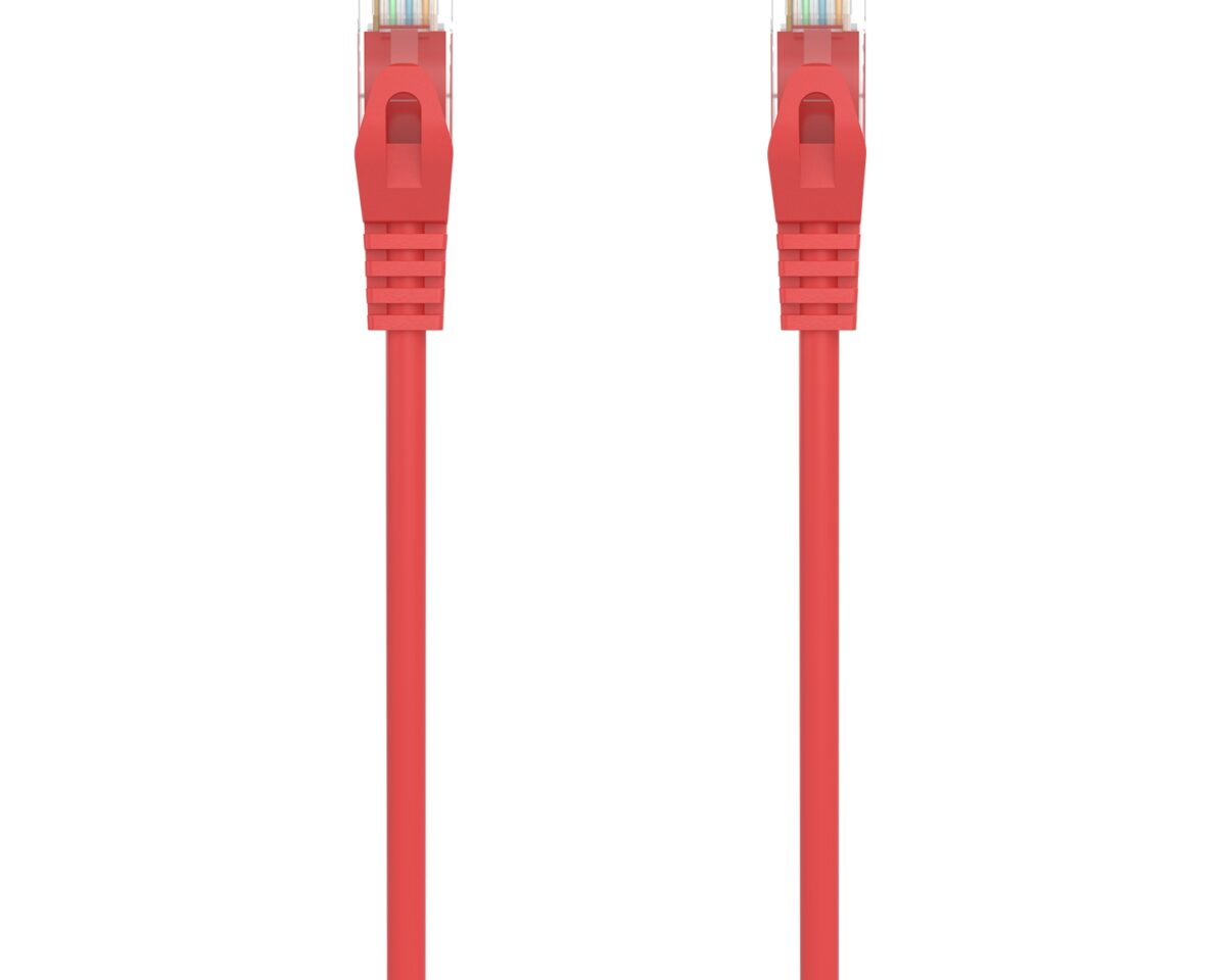 Alternative view of Cable AISENS RJ45 Cat.6a UTP AWG24 1m Rojo (A145-0559)