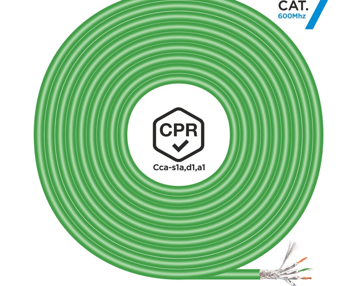 Alternative view of Cable AISENS RJ45 Cat.7 SFTP 500m Verde (A146-0668)