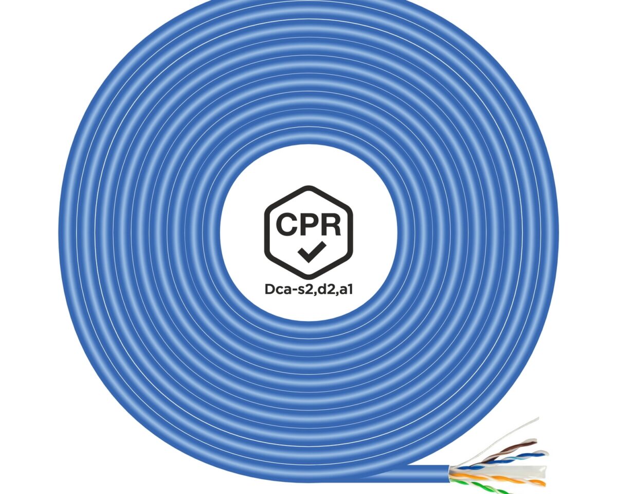 Alternative view of Cable AISENS RJ45 Cat.6 UTP AWG24 100m Azul (A135-0662)