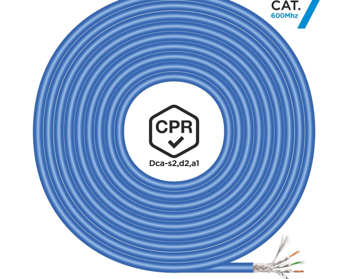Alternative view of Cable Red AISENS RJ45 Cat7 S/FTP 100m Azul (A146-0664)