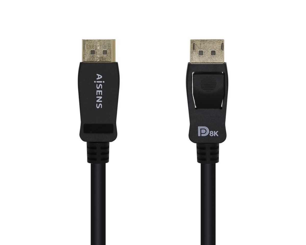 Alternative view of Cable AISENS DP/M a DP/M 2m Negro (A149-0432)