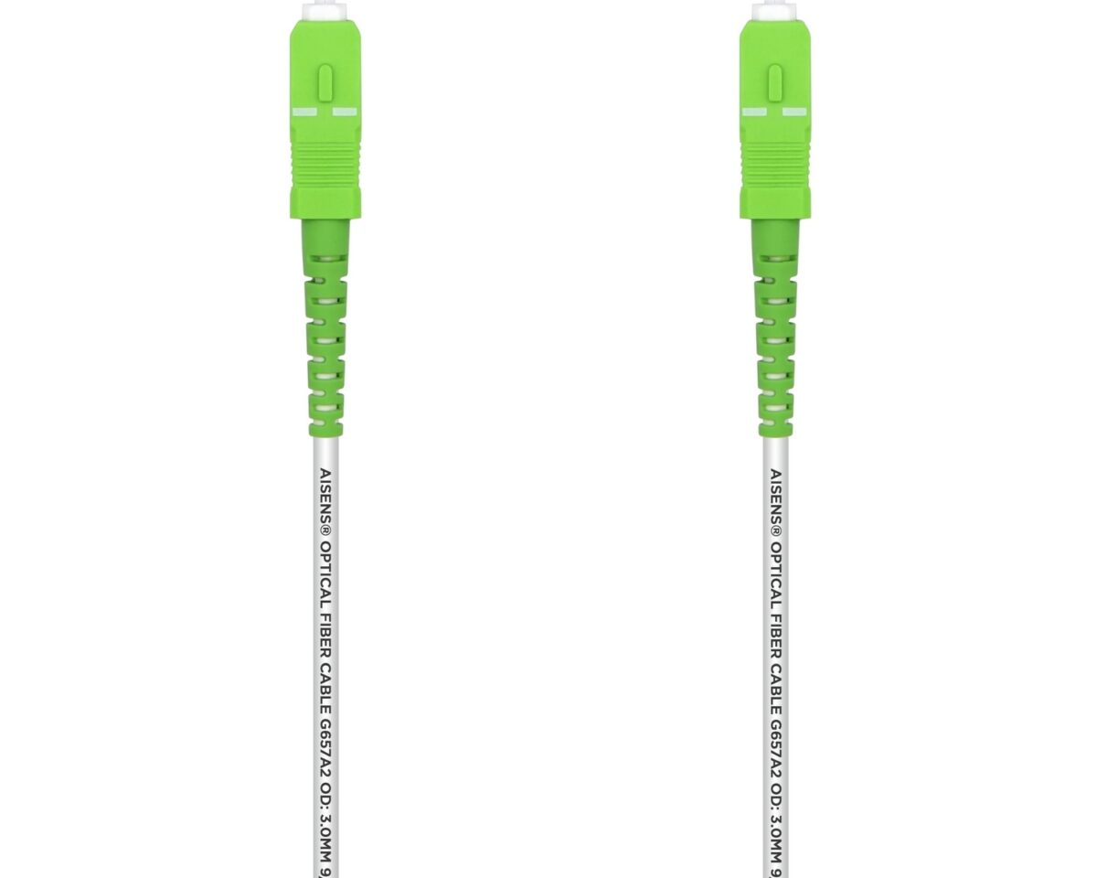 Alternative view of Fibra Óptica AISENS G657A2 SC/APC 1m Blanco (A152-0493)