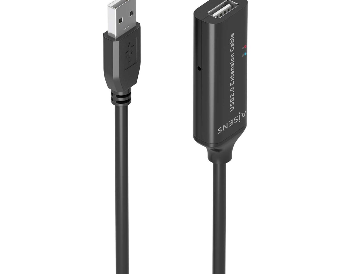 Alternative view of Cable AISENS USB/M a USB /H 10m Negro (A101-0915)