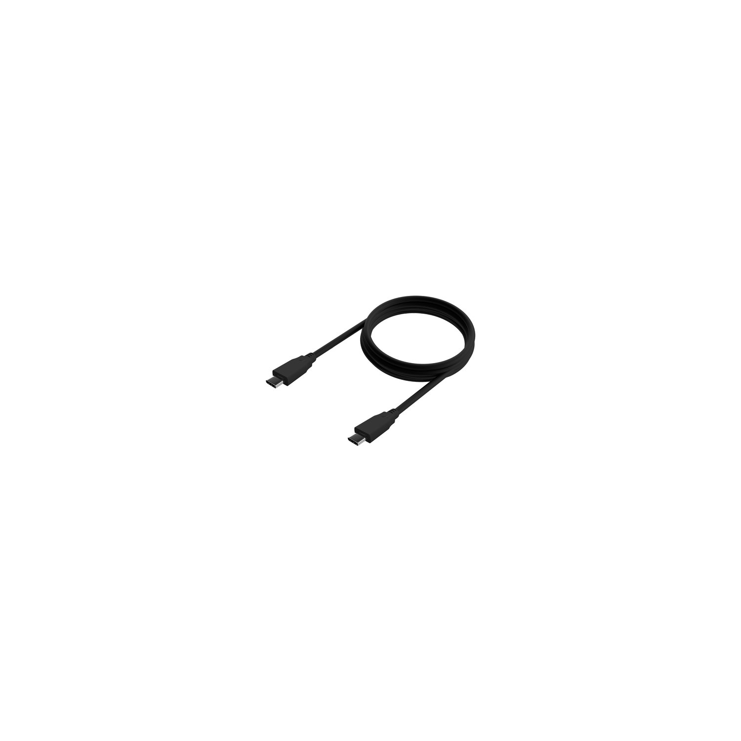 Cable AISENS USB-C/M a USB-C/M 60cm Negro (A107-0701) - Imagen 3