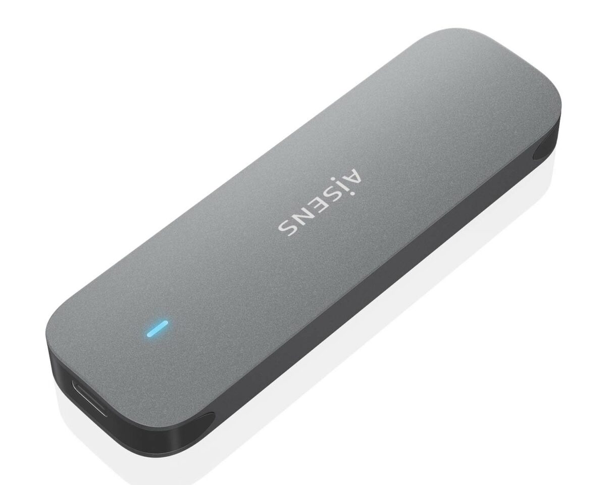 Alternative view of Caja SSD AISENS M.2 SATA USB-C 3.0 Gris (ASM2-006GRY)