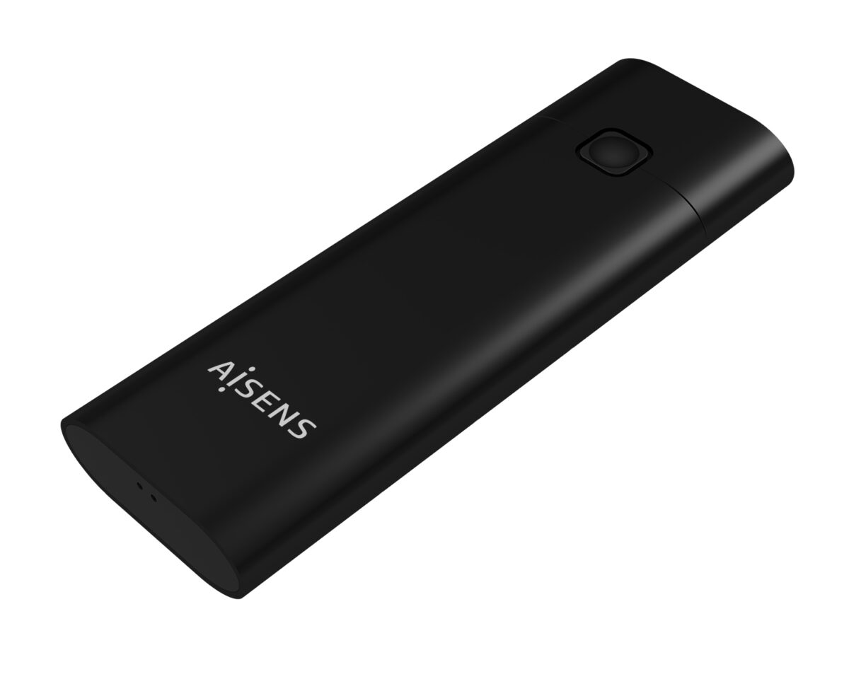 Alternative view of Caja AISENS SSD M.2 NVMe USB-C 3.1 Negra (ASM2-020B)