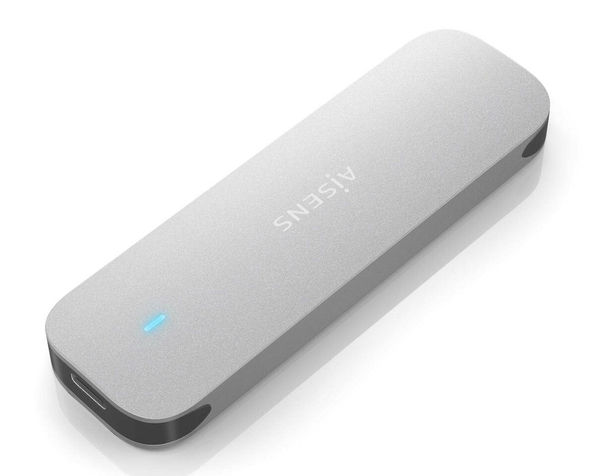 Alternative view of Caja SSD AISENS M.2 USB-C 3.1 Plata (ASM2-025SL)