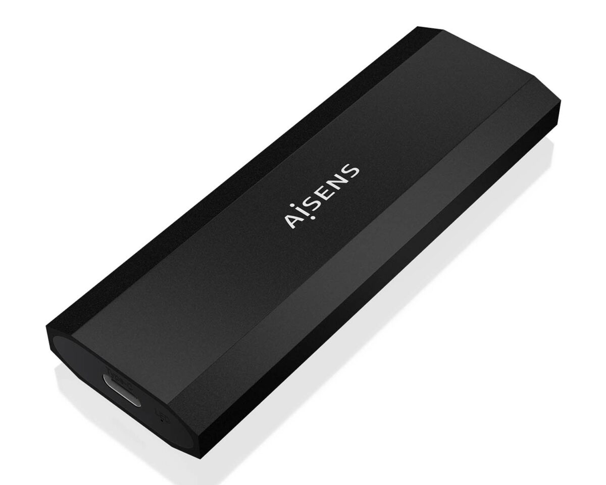 Alternative view of Caja AISENS SSD M.2/NVMe USB-C 3.1 Negra (ASM2-028B)