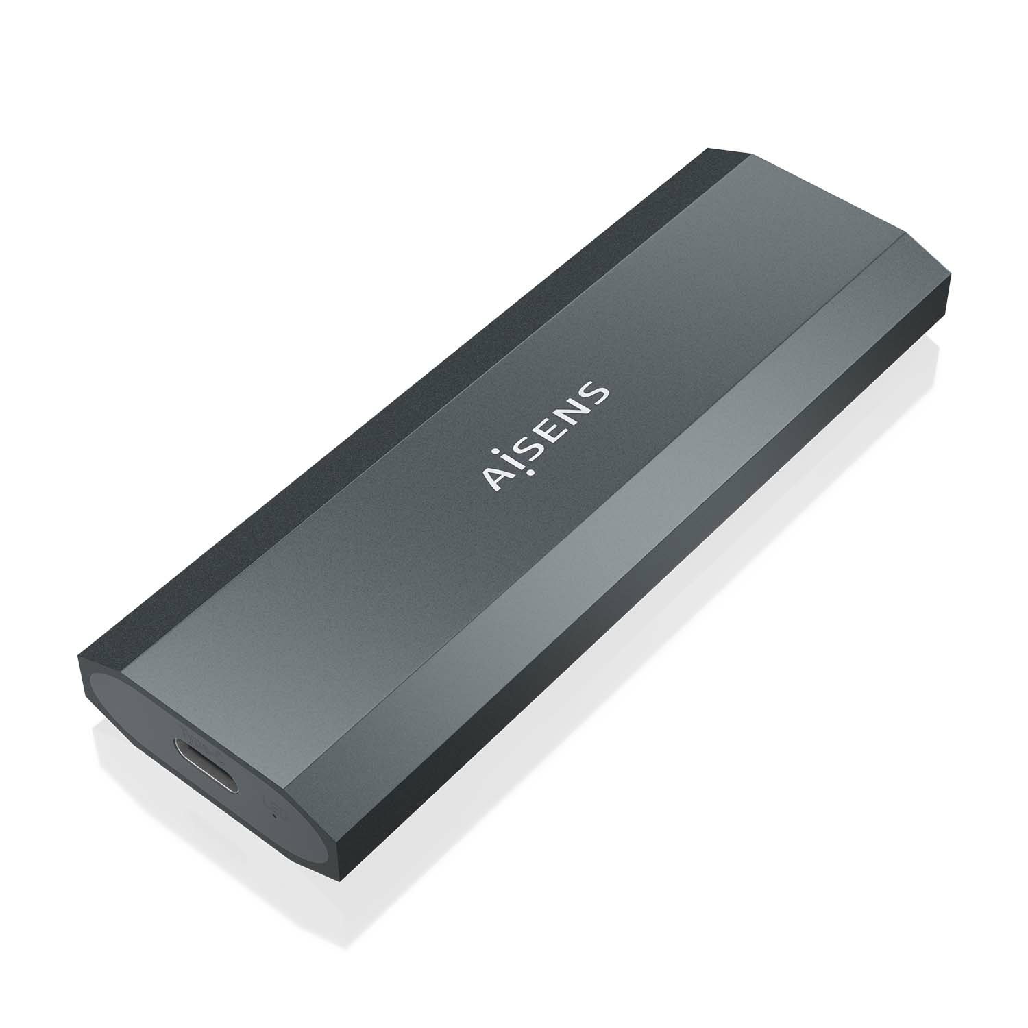 Caja AISENS SSD M.2/NVMe USB-C 3.1 Gris (ASM2-029GR) - Imagen 2
