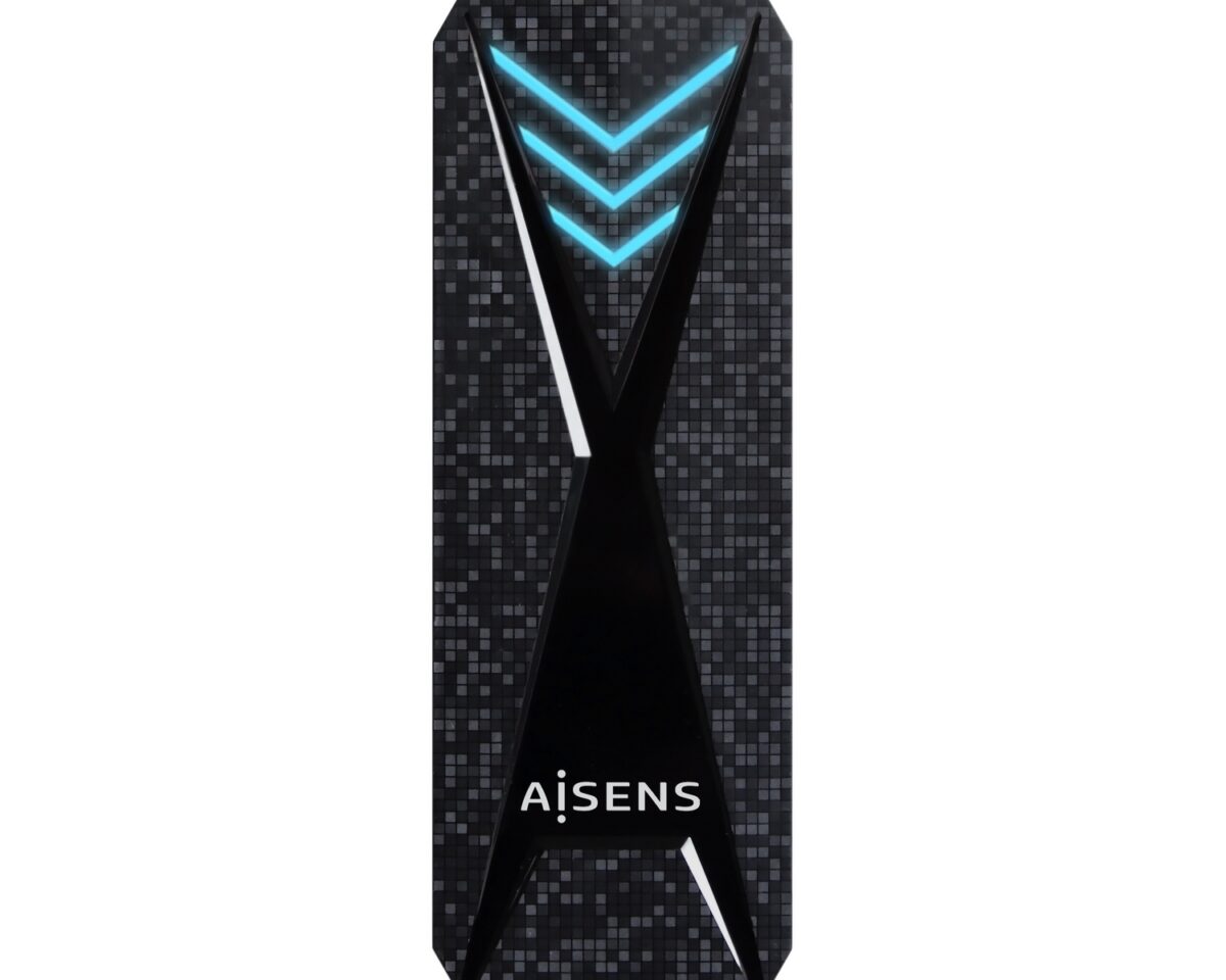 Alternative view of Caja AISENS SSD M.2 USB-C 3.1 RGB Negra (ASM2-RGB013B)