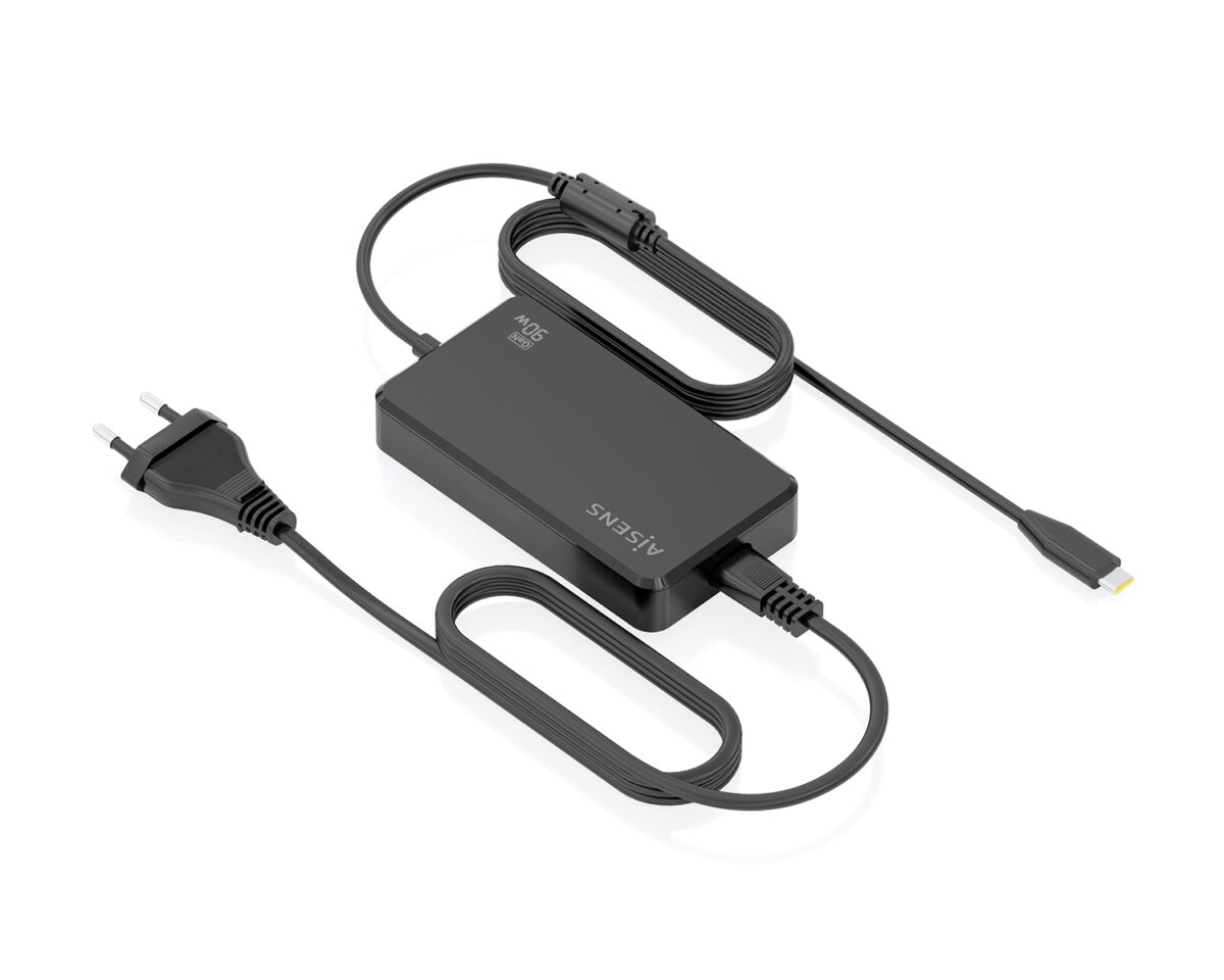 Alternative view of Cargador Sobremesa AISENS 90W USB-C (ASCH-1PD90D069-BK)