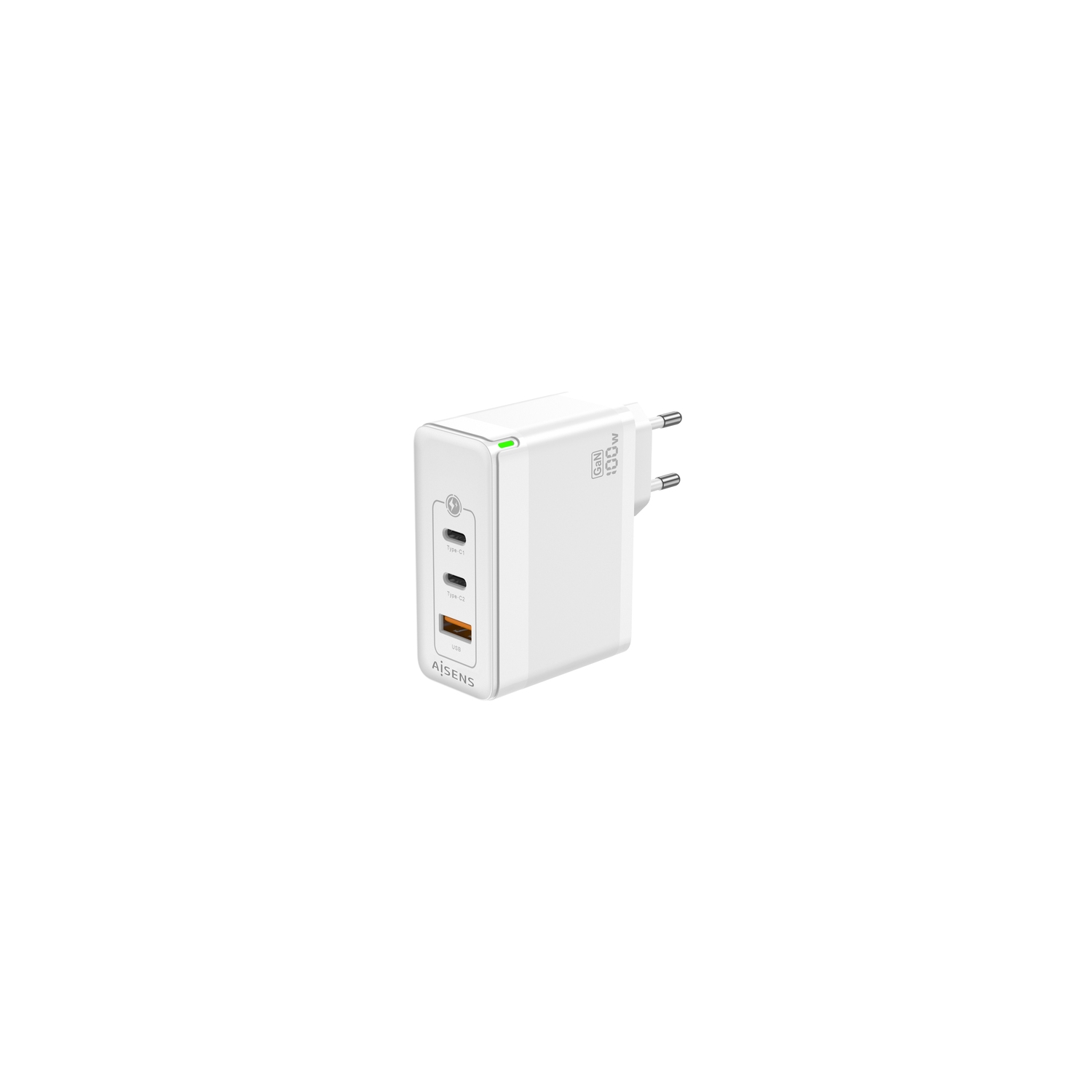 Cargador Pared AISENS 1USB-A 2USB-C (ASCH-100W3P008-W) - Imagen 3