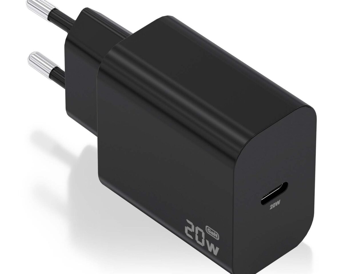Alternative view of Cargador de Pared AISENS 1xUSB-C 20W Negro (A110-0939)