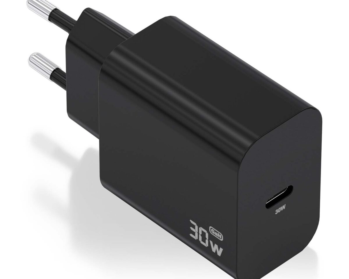 Alternative view of Cargador de Pared AISENS 1xUSB-C 30W Negro (A110-0941)