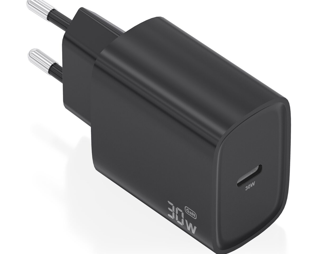 Alternative view of Cargador de Pared AISENS 30W 1xUSB-C Negro (A110-0951)