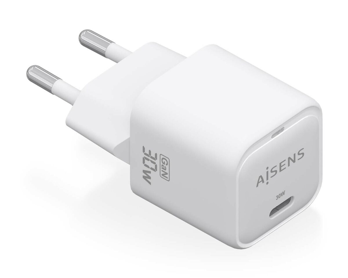Alternative view of Cargador Pared AISENS 1xUSB-C 30W (ASCH-30W1P018-W)