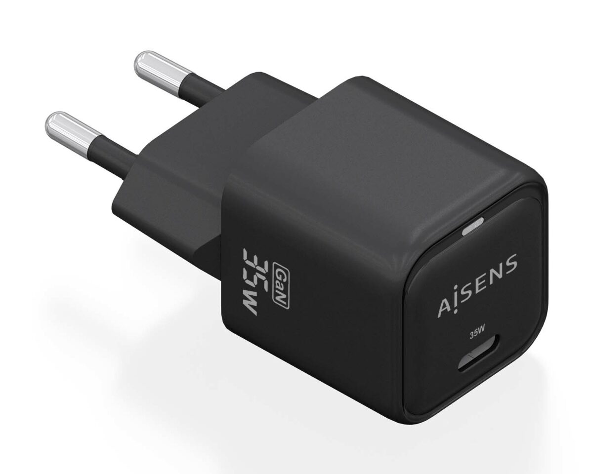 Alternative view of Cargador Pared AISENS 1xUSB-C 35W (ASCH-35W1P023-BK)
