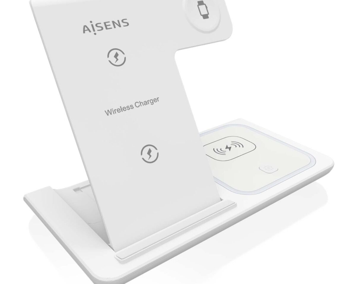 Alternative view of Base AISENS carga Inalámbrica 15W (ASCH-15W3WC044-W)