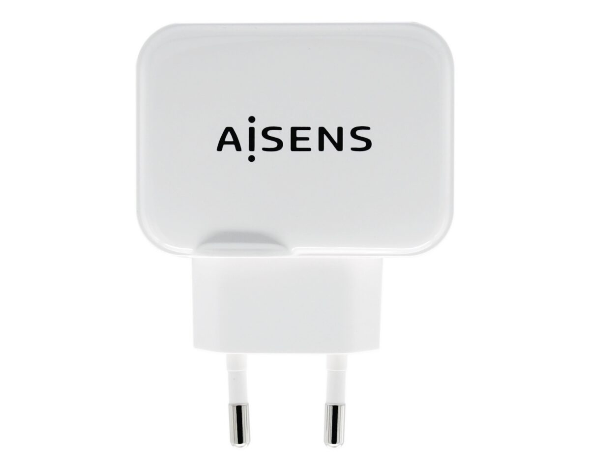 Alternative view of Cargador de Pared AISENS 17W 2xUSB-A Blanco (A110-0439)