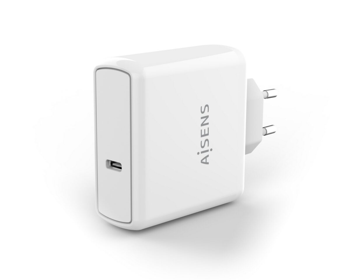 Alternative view of Cargador Pared AISENS 60W 1xUSB-C Blanco (ASCH-1PD60-W)
