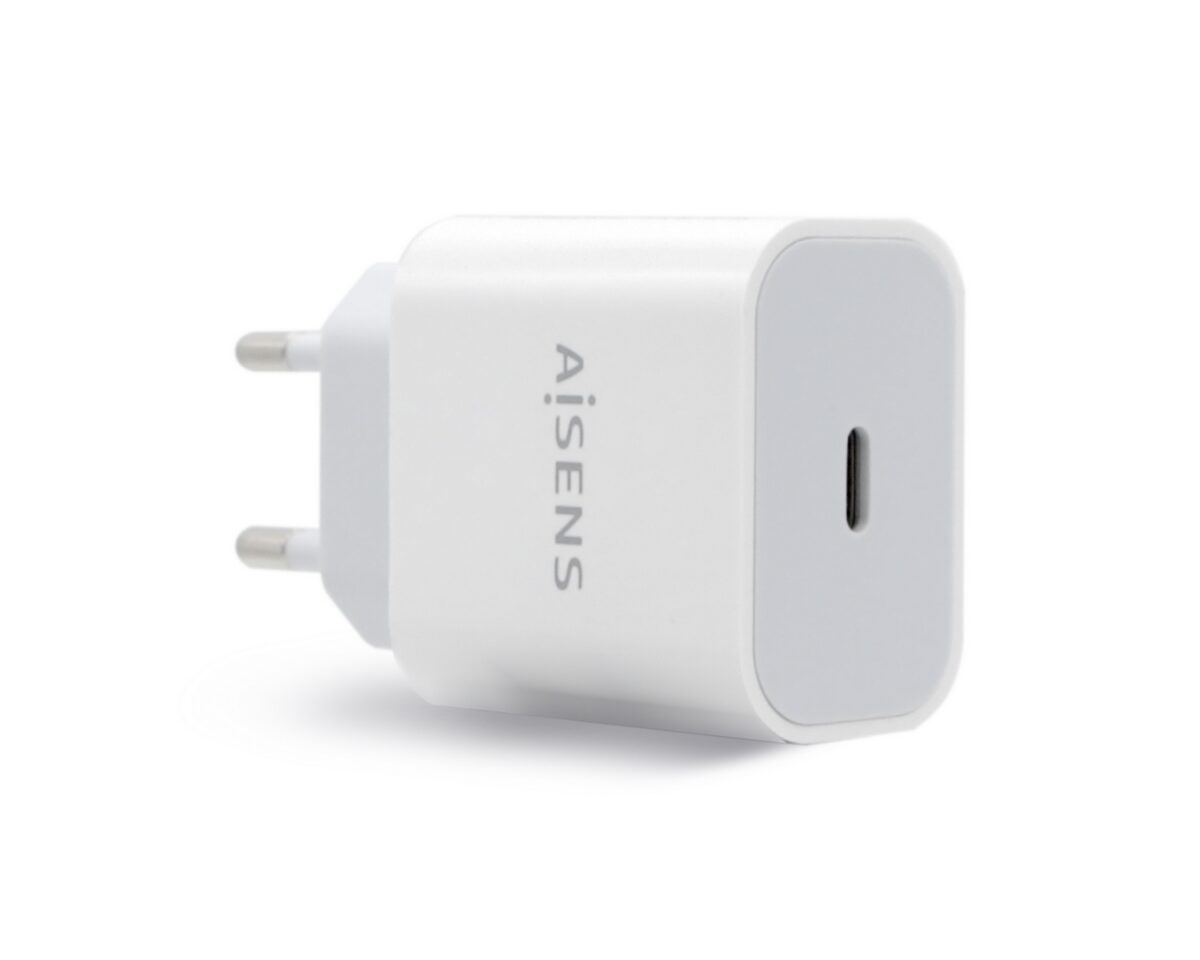 Alternative view of Cargador de Pared AISENS 20W 1xUSB-C Blanco (A110-0537)