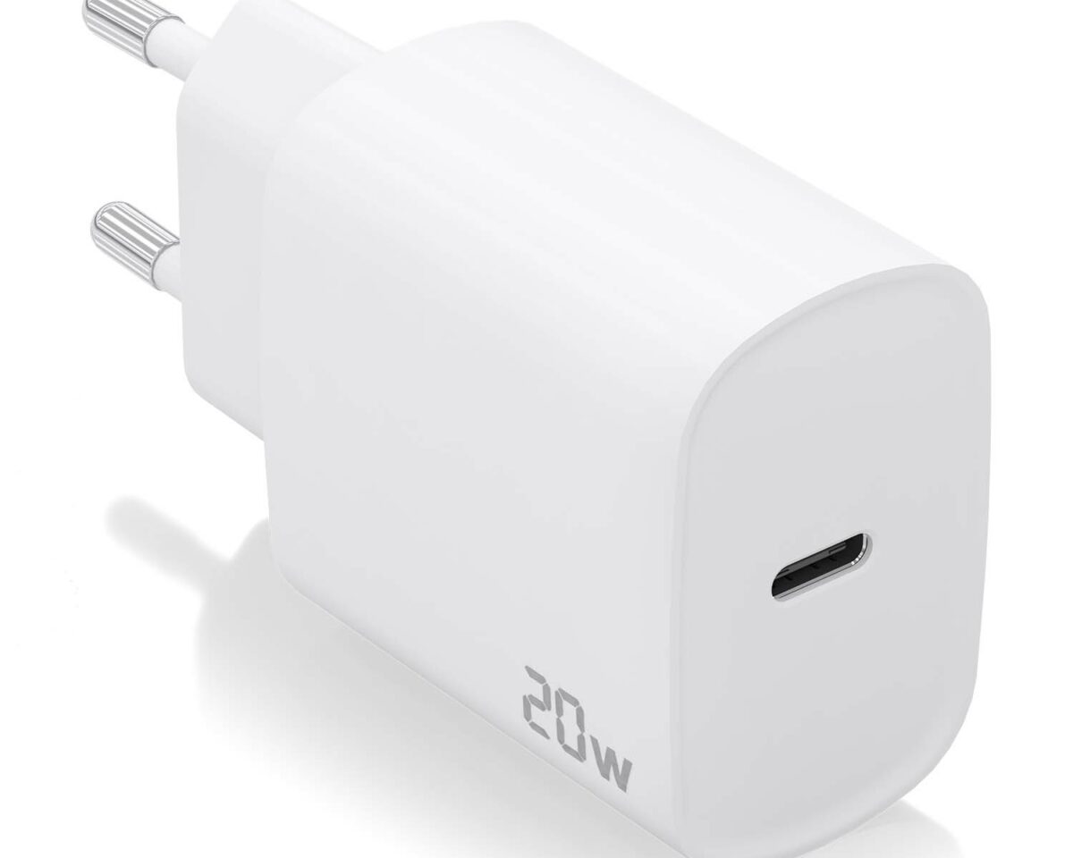 Alternative view of Cargador de Pared AISENS 1xUSB-C 20W Blanco (A110-0752)