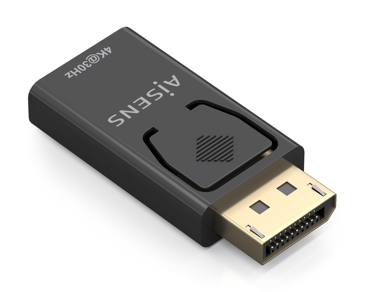Alternative view of Conversor AISENS DP/M a HDMI/H 4K Negro (A125-0949)
