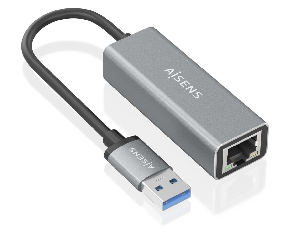 Alternative view of Adaptador AISENS USB 3.0 a RJ45 GbE Gris (A106-0897)