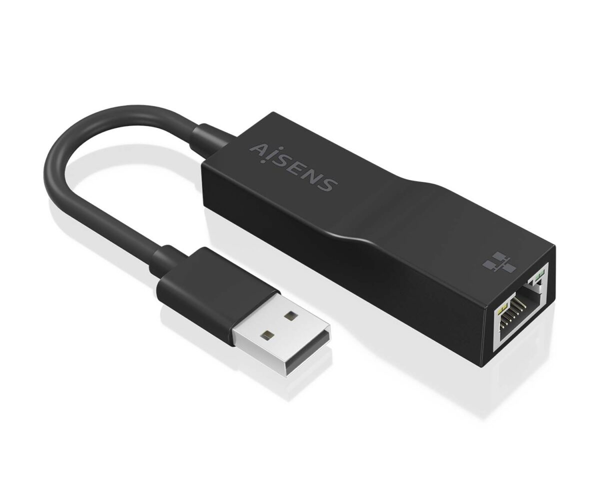 Alternative view of Adaptador AISENS USB-A 3.0/M a RJ45/H 15cm (A106-0766)