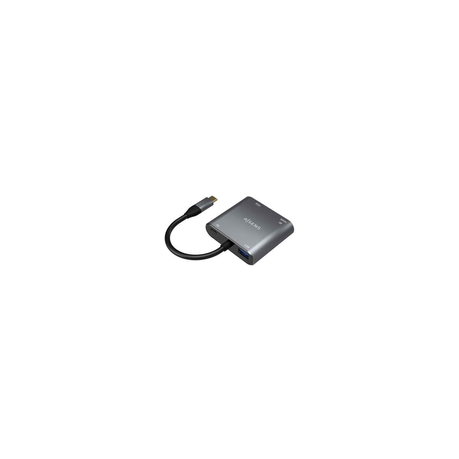 Adaptador AISENS USB-C a USB-A/C/VGA/HDMI (A109-0626) - Imagen 3